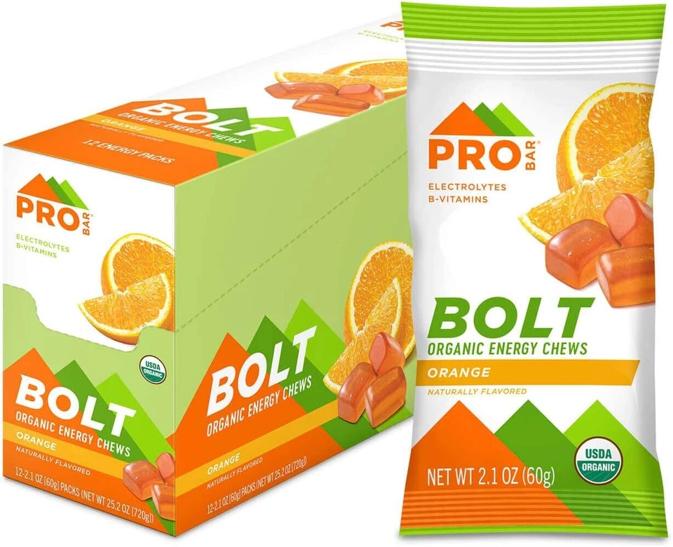 Probar Bolt Organic Energy Chews Orange 2.1 Oz Pack Of 4 - Image 3 of 4