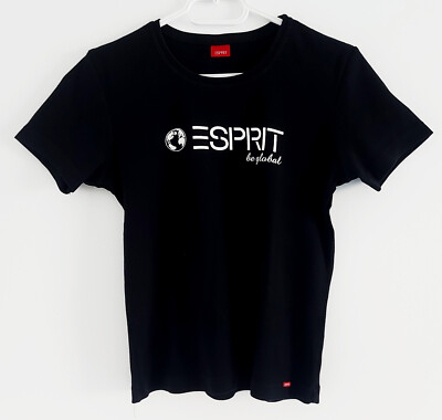 Damen Shirt/T-Shirt - Esprit - Größe M - schwarz/weiß - Sehr guter Zustand!