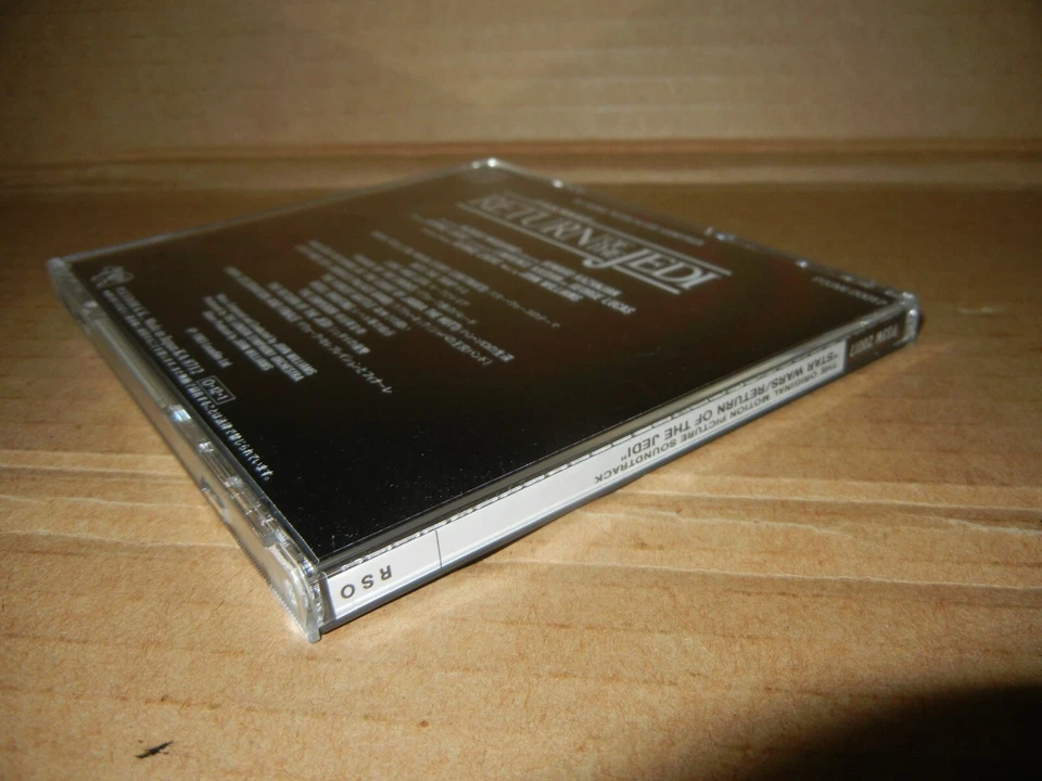 John Williams STAR WARS Return Of The Jedi Japan OST CD w/OBI P33W-20017 3300Yen Foto 4 de 4