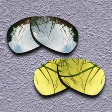US Silver Golden Replacement Lenses For-Oakley Feedback Polarized