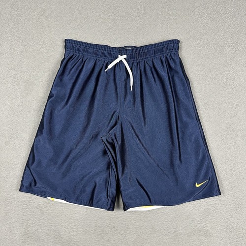 Vintage Nike Basketball Shorts Boys Extra Large Blue Dazzle Shimmer Shiney Hoop - Picture 2 of 13