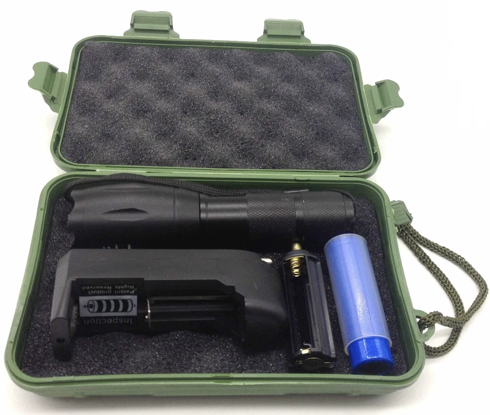 Taschenlampe Super hell 18650 LED G700 Taktisches Fackel XML-T6 wiederaufladbar - Bild 3 von 4