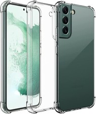 For Samsung Galaxy S24 S23 S20 S22 Ultra S21 FE 5G Clear Case Transparent Cover