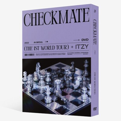 2022 ITZY THE 1ST WORLD TOUR (CHECKMATE) in SEOUL DVD/2DVD+Book+etc+GIFT SEALED