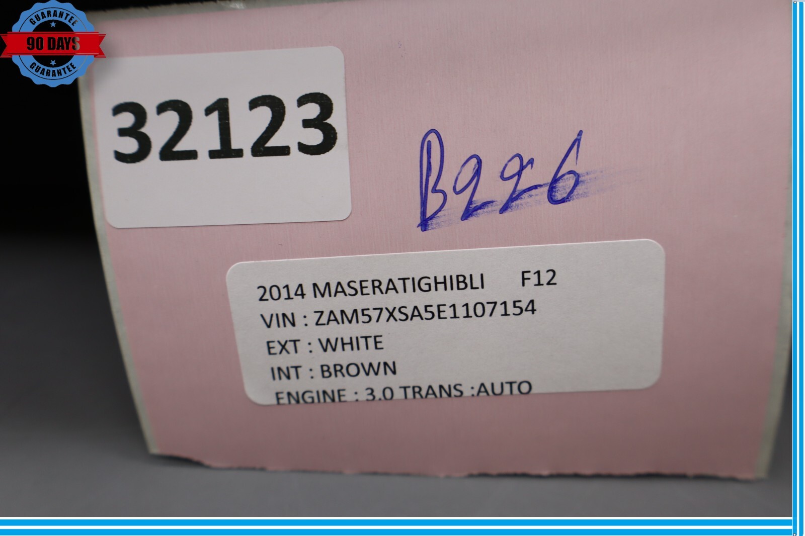Maserati Ghibli 2014-2020 Left Upper Pillar trim