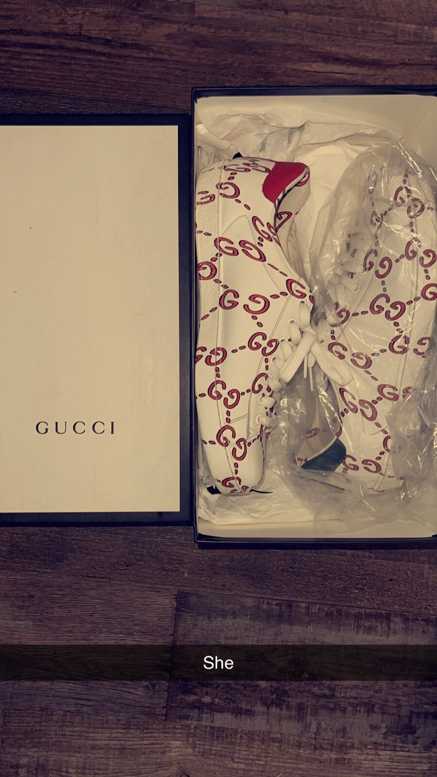 Gucci Ghost Ace homme taille 9
