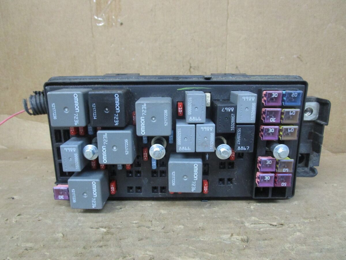 07 2007 Pontiac G6 Engine Fuse Box Relay Junction Block 07 2007 Pontiac G6 Engine Fuse Box Relay Junction Block