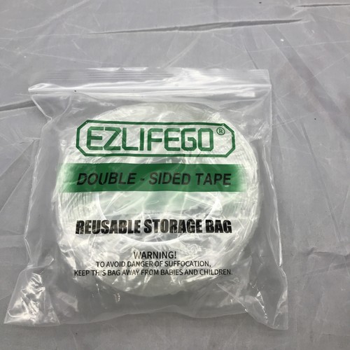 EZlifego Double Sided Tape Heavy Duty Multipurpose Removable Clear