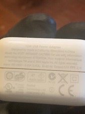 Genuine OEM 10W Power Adapter Compatible with Apple iPhone, iPad , Mac, iPod
