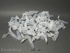 provette da centrifuga con tappo incorporato 1.5ml x50 tubi fiale