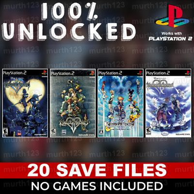 KINGDOM HEARTS | MEMORY CARD SAVES | PS2 1 2 Final Mix + Re: Chain of Memories