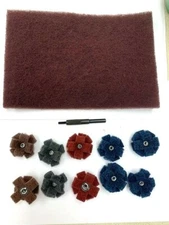 STANDARD ABRASIVES 800025 Standard Abrasives Mini Cross Buff Kit 12 PC KIT