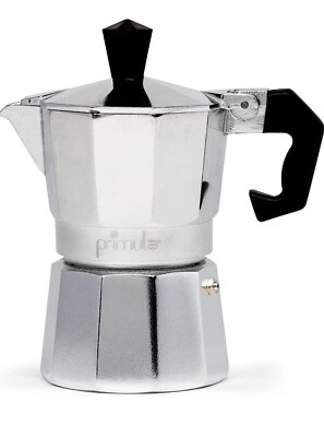 Primula Stovetop Espresso Coffee Maker Moka Pot Italian Espresso 1 CUP Aluminium