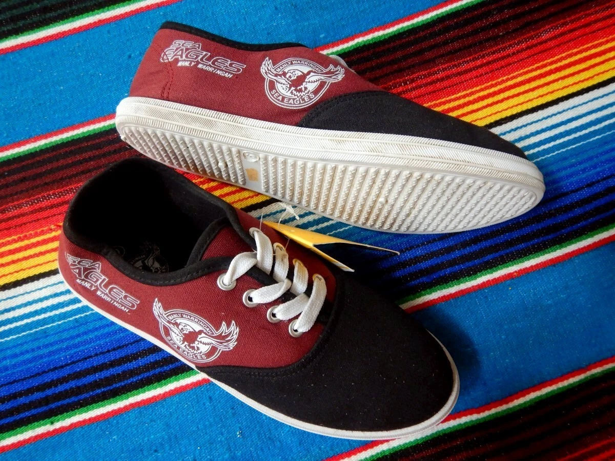 New MANLY SEA EAGLES NRL Sneaker Shoes US 12 UK 11 EUR 46