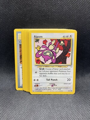 Complete Pokémon Neo Revelations Common Set 20 cards NM-LP WOTC Vintage