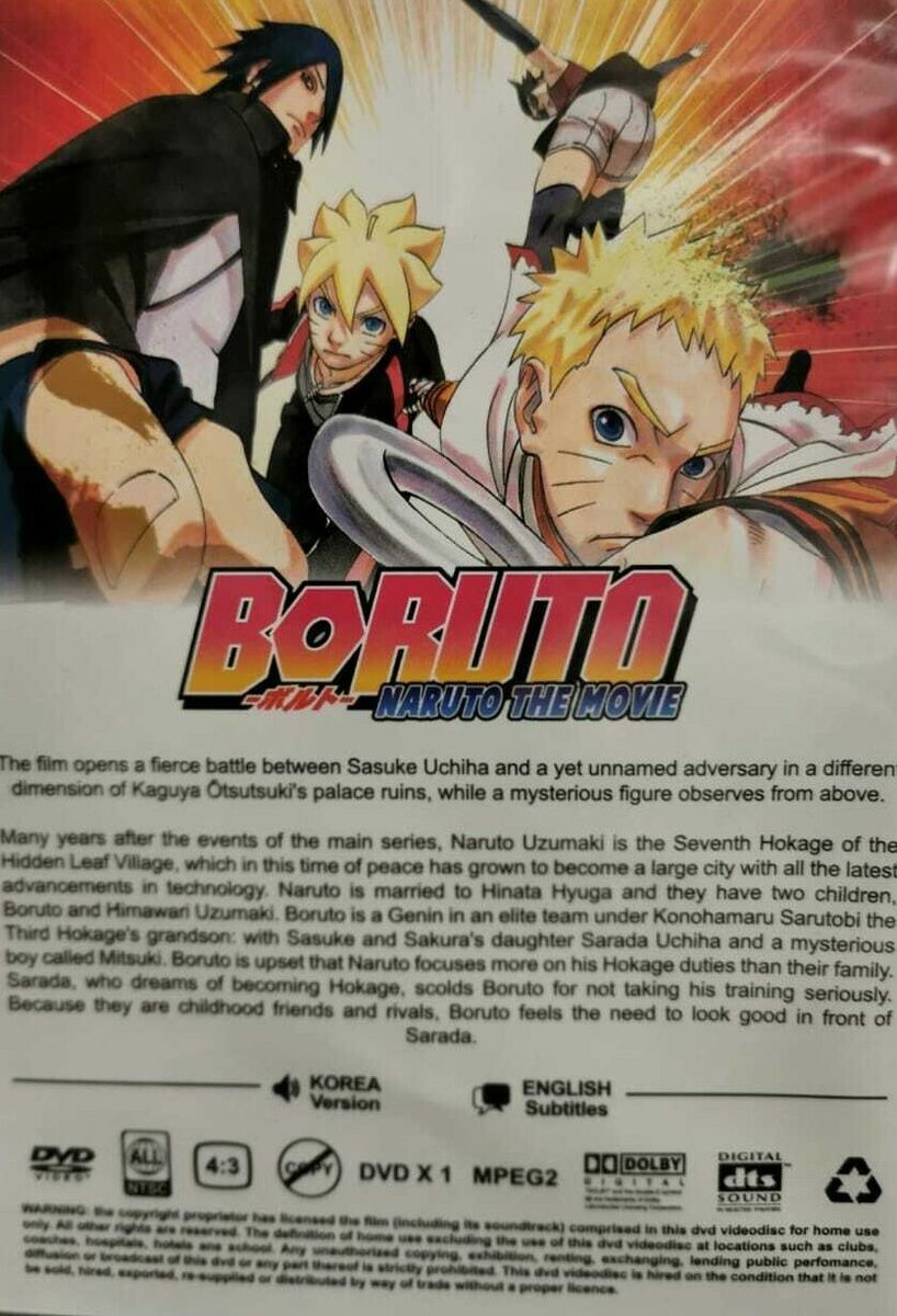 DVD Anime Boruto Naruto The Movie 11 Start of A New Era Project English  Subtitle