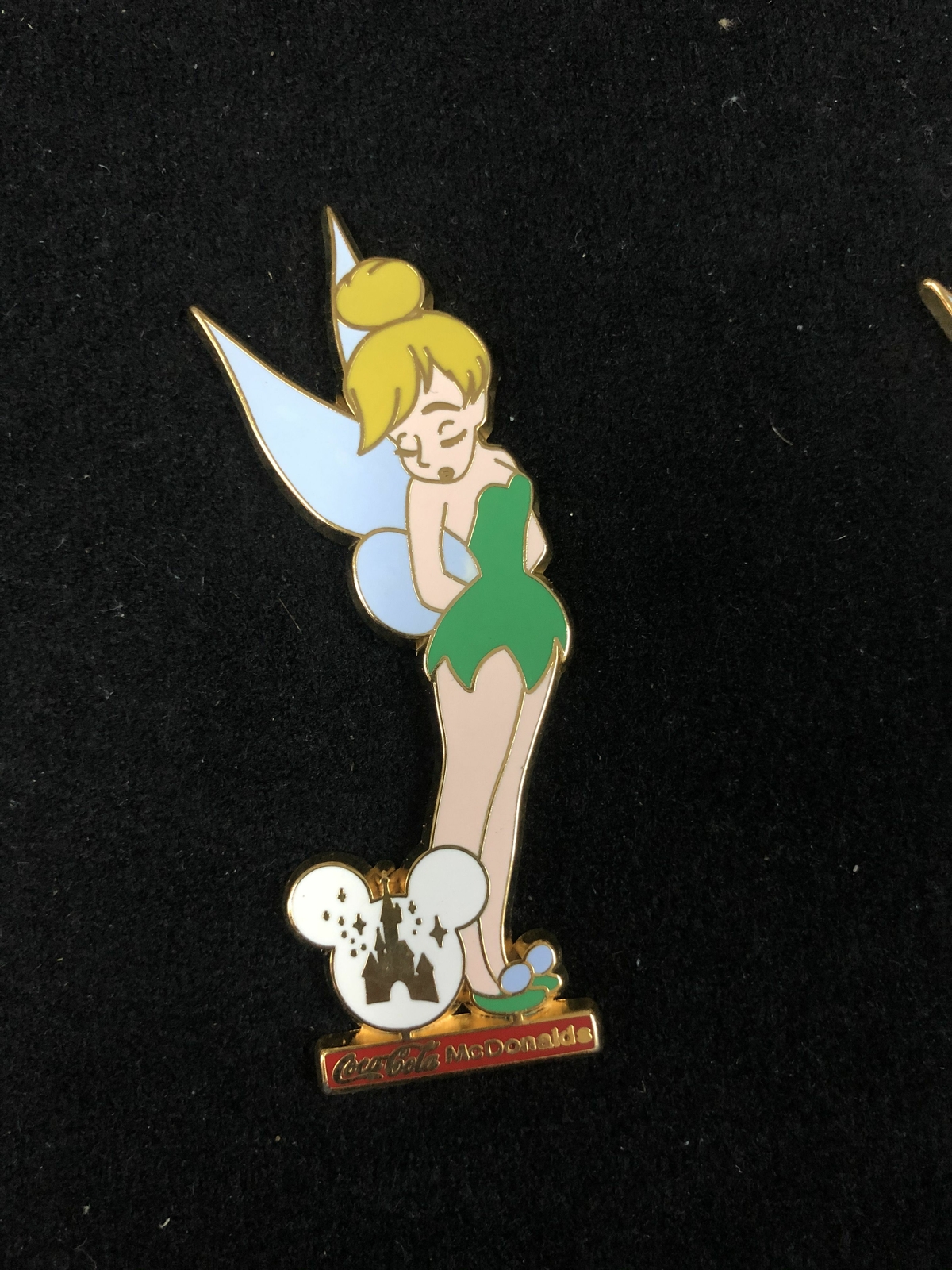 PIN DISNEY FANTASY PETER PAN TINKERBELL SPONSOR COCA COLA & McDONALD #6