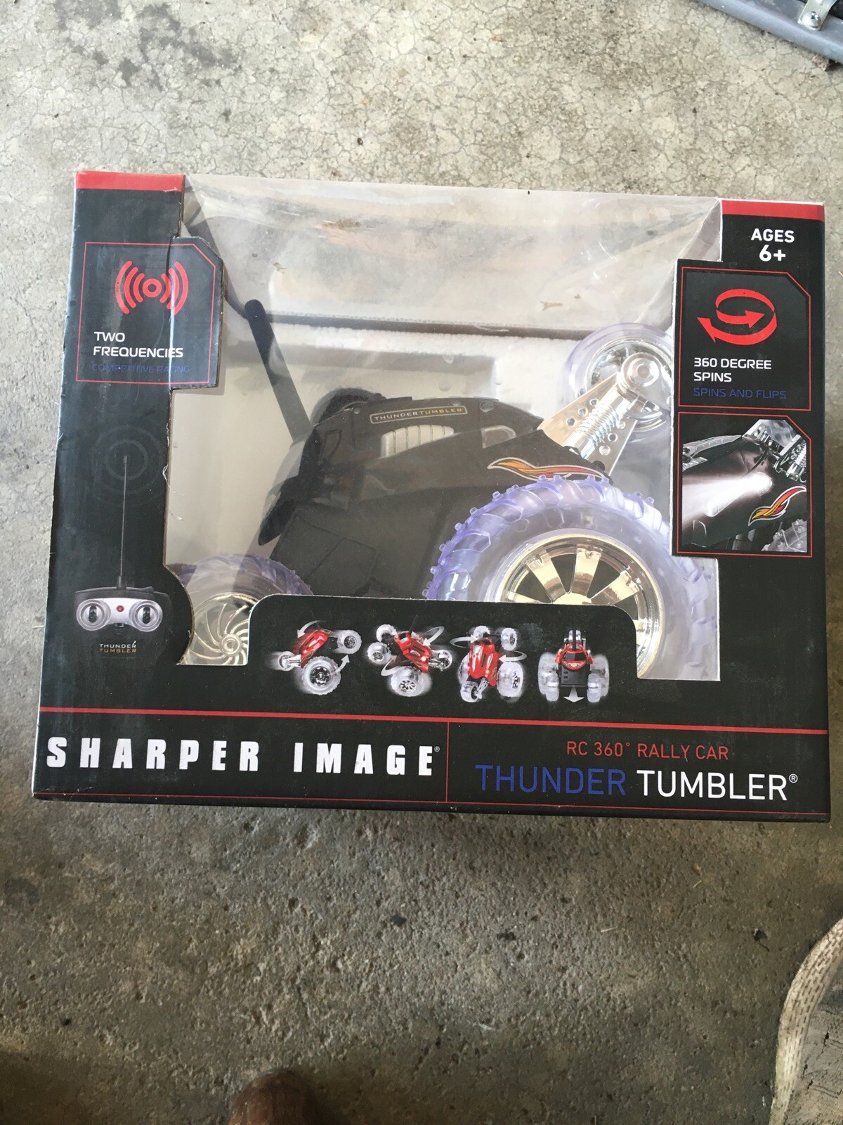 sharper image rally car thunder tumbler