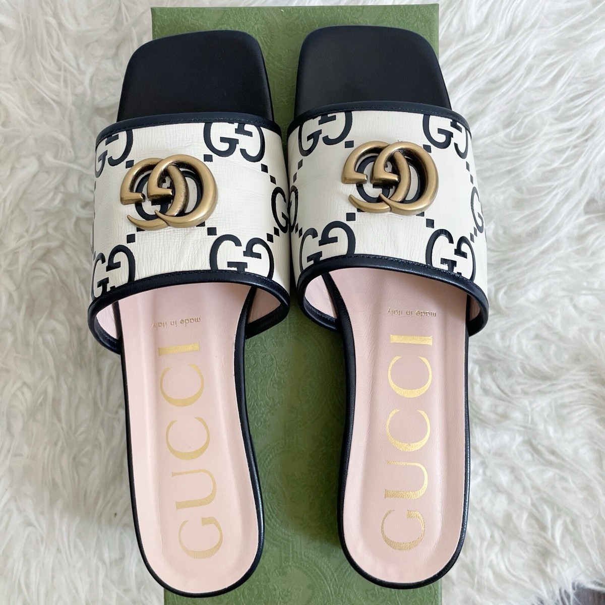3j24 GUCCI グッチ GGマーモント フリンジサンダル 41サイズ s-l400.jpg