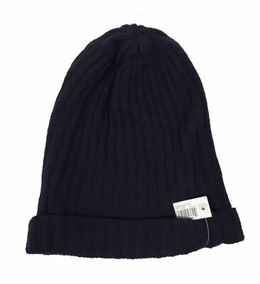 NEW Vintage Polo Ralph Lauren Cashmere Winter Hat! Navy