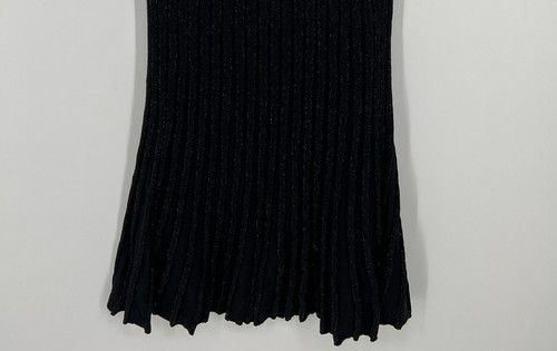 Vestido Diane von Furstenberg para mujer pequeño negro metálico mezcla de lana elástico - Imagen 4 de 7