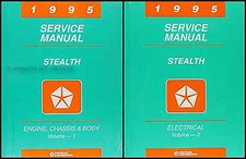 1995 Dodge Stealth Service Manual Set Repair Shop Books include Twin Turbo R/T