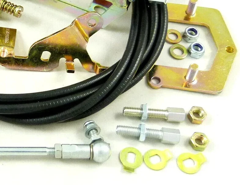 WEBER DCOE / SP STYLE CARBURETTOR THROTTLE LINKAGE LP2000 TOP MOUNT TWIN CABLE - Image 4 of 4