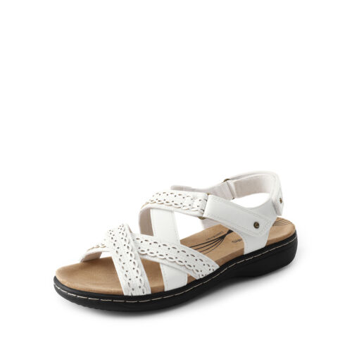 Women Arch Support Sandals Comfortable Open Toe Dress Flats Walking Sandals - Picture 44 of 50