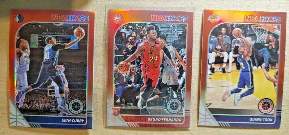 2019-20 NBA Hoops Premium Stock Red Parallel Pick from drop down - Image 2 of 3