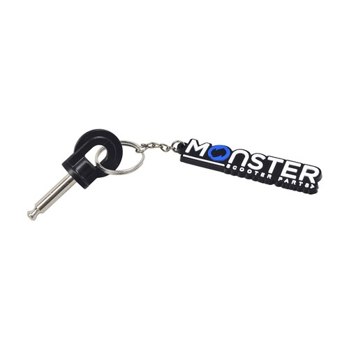Key (Stereo Plug Style) with Flat Circle Head for Pride Revo (SC60) Scooter - Afbeelding 1 van 7