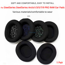 Replacement Ear Pads for SteelSeries Arctis1 3 5 7 9 PRO RAW Headphone Cover