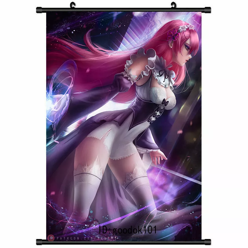  Wall Scroll Poster Fabric Painting For Anime Re ZERO