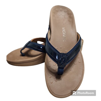 Vionic Hightide sandals women’s size 9 mid platform Vionic Womens High Tide Red Platform Thong Arch Support  main image 2