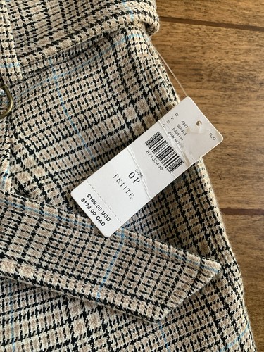 Anthropologie Maeve Plaid Cuff Leg Pants Womens Size 0 P - Picture 4 of 9