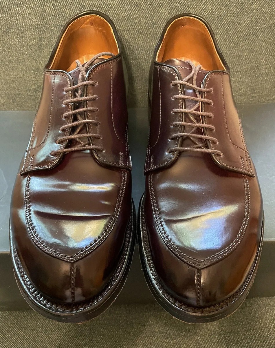 Very Rare Alden Color 8 Shell Cordovan V-Tip , Modified Last Very Rare Alden Color 8 Shell Cordovan V-Tip , Modified Last