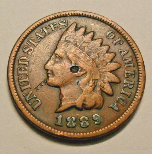 1889 P Indian Head Cent Penny  *VF - VERY FINE DETAILS*  **FREE SHIPPING**
