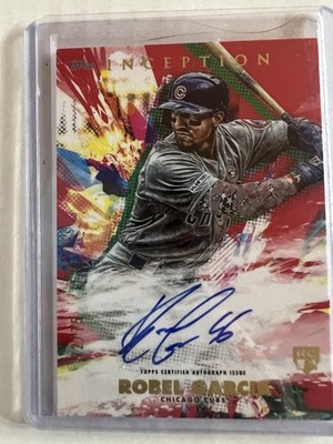 2020 Topps Inception Rookies & Emerging Stars Red /75 Robel Garcia Auto RC