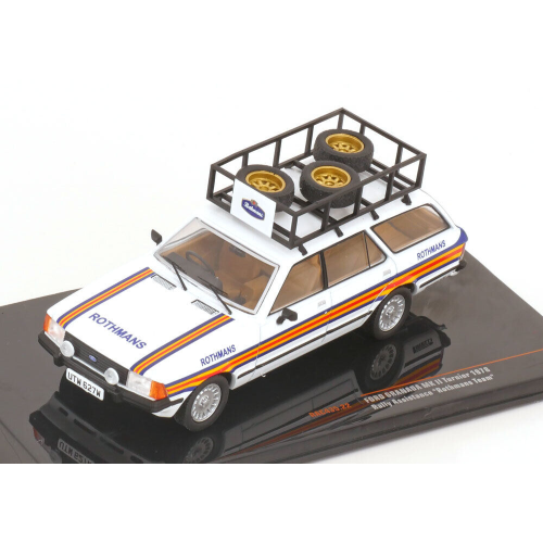 Ford Granada Mk Ii Turnier Rothmans 1980 Rally Assistance 1:43 Ixo Model Auto Ra-image