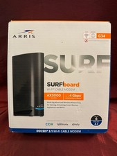 ARRIS Surfboard G34 DOCSIS 3.1 Gigabit Cable Modem & Wi-Fi 6 Router (AX3000) ... 850030172006