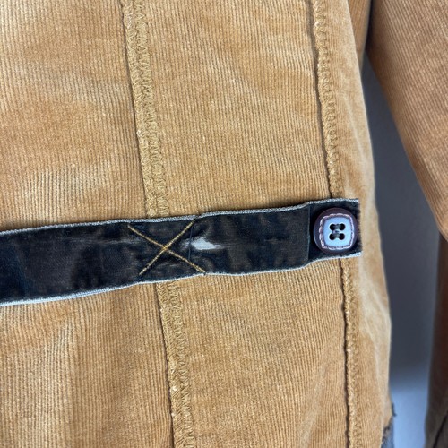Nick & Mo Anthropologie Butterscotch Brown Corduroy Button Up Jacket Size Medium - Picture 7 of 11