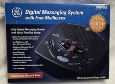 GE 29869GE2 Answering Machine In Box With Power Adapter - Black