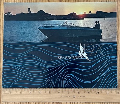 1970 Sea Ray Boat Dealer Sales Brochure Catalog 13 Models Sterndrives Outboards