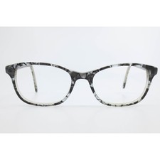Adrienne Vittadini Petites Night Owl Black Pattern Eyeglass Frames 49-16-135