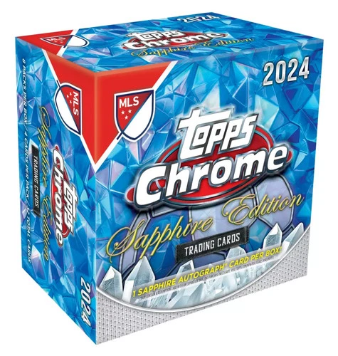 2024 Topps MLS Soccer Chrome Sapphire Edition Hobby Box - Rip + Ship