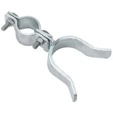 Chain Link Gate Latch 1-3/8"X2-3/8" Fence Fork for Metal Gates with Padlock Hole