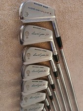 TZ GOLF - RARE VINTAGE 1969 BEN HOGAN BOUNCE SOLE 1 IRON SET 2-9, E Reg RH
