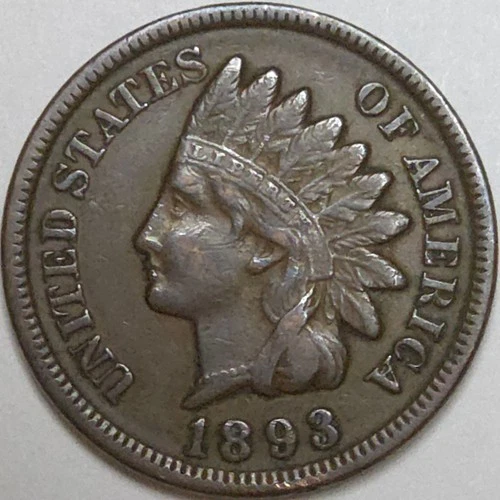 1893 Indian Head Penny - XF (Lot#2)