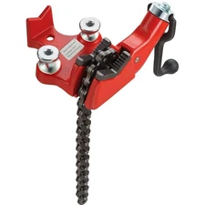 VEVOR Screw Bench Chain Vise 1/8 to 5-Inch Pipe Capacity, Heavy Duty Bench Chain