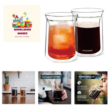 Durable 12oz Double Wall Borosilicate Glass Cups for Ultimate Beverage Enjoyment