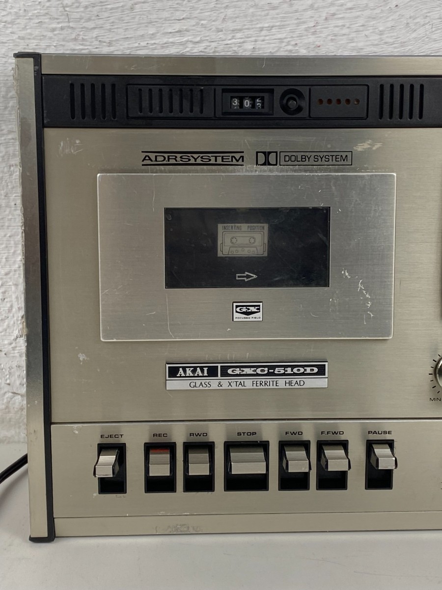 AKAI GXC-510D カセットデッキ AKAI GXC-510D カセットデッキ Vintage AKAI GXC-510D Vertical